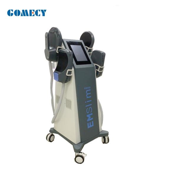 Quality 13 Tesla EMS Sculpting Machine ABS Material 4 Handles RF Muscle Stimulation With LCD Display wholesale