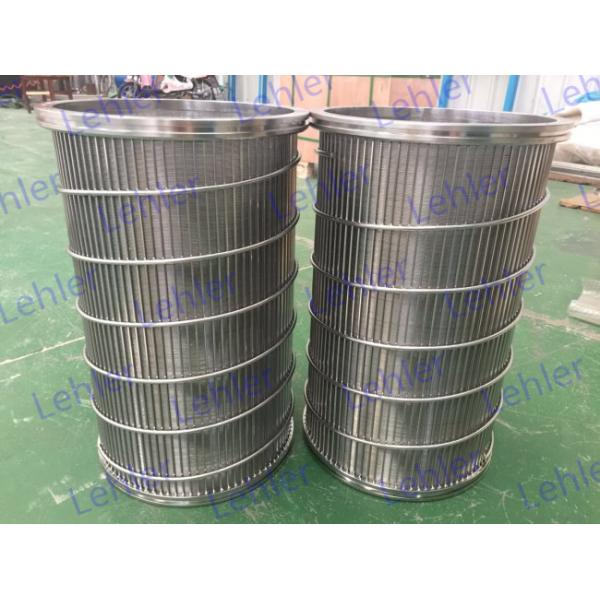 Quality SS316L Stainless Steel Pressure Screen Basket Bar or Slot Type wholesale