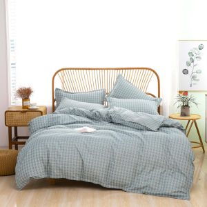 Reactive Printing Luxury 4pcs Bedding Set for Customized Single Double Queen