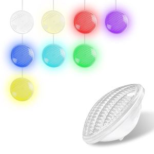 Practical Underwater LED Pool Light , Plastic PAR56 RGB LED Pool