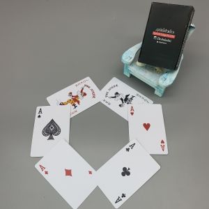 Non Toxic Plastic Waterproof Playing Cards Custom 2.5''X3.5''