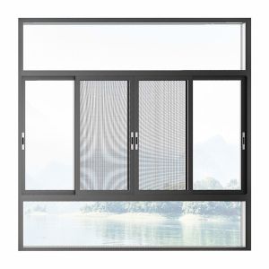 Australian Standard Aluminum Sliding Window with Mosquito Net Modern Design