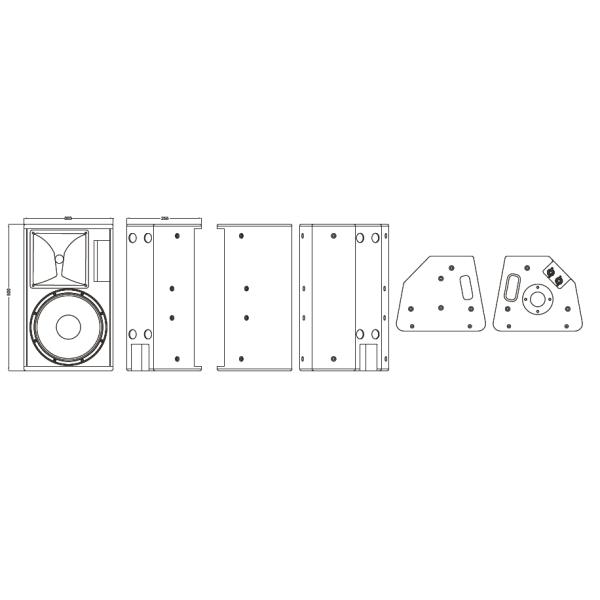Indoor cheap full range loudspeaker 10 inch passive disco loudspeaker bar speaker TR10