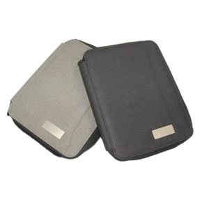 Durable PU Business Multifunctional Wireless Charging Notebook With Powerbank