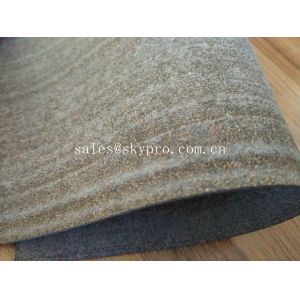 Customized Printed Cork Soft Rubber Sheet Underlayment for Outdoor Carpeting