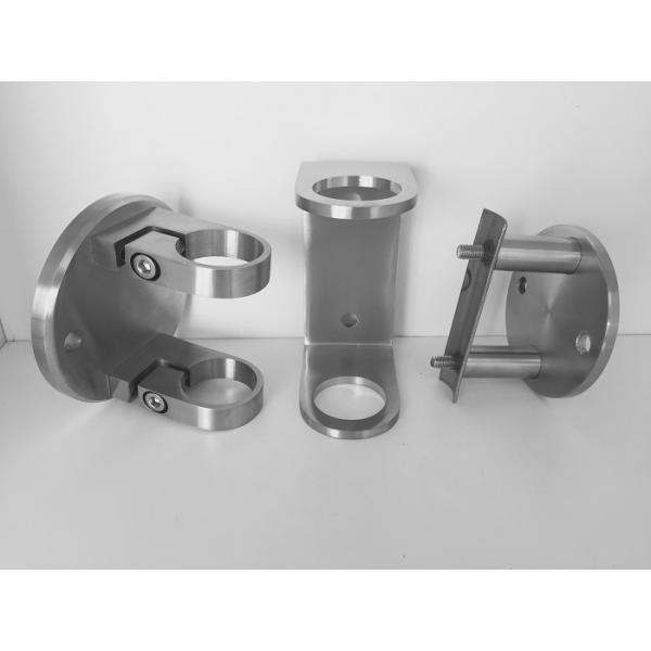 42.4mm Brushed Wall Bracket Working for Inox and Glass Balustrade