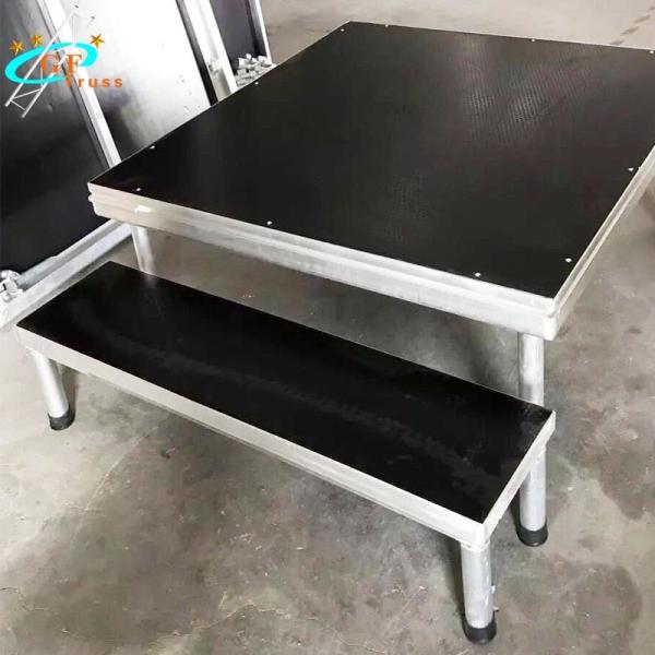 Quality Durable 4Legs Portable Aluminum Folding Stage 1.22*1.22M wholesale