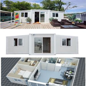 Luxury Expandable Container House Prefab Contemporary Design Customized