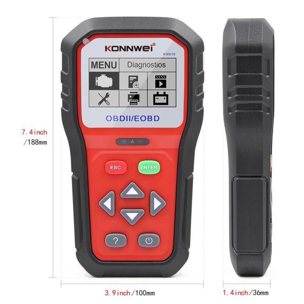 Professional manufacturer supply car fault diagnosis scanner for all 12V OBD EOBD protocol