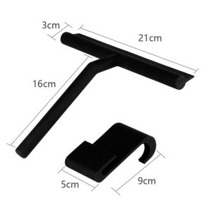 Shower Squeegee Window Glass Wiper With Silicone Blade