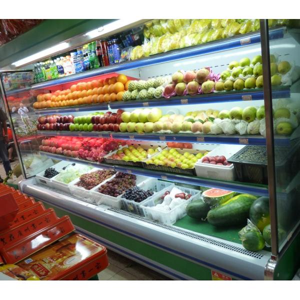 Quality Supermarket Open Chiller/upright Commercial Refrigerator For Fruit  wholesale