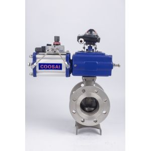 DN250 Segment Ball Valve For High Pressure Systems In Oil And Gas Industry