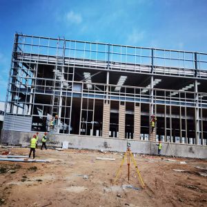 Multistory Prefabricated Steel Structure Building Metal H Beam Building