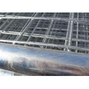 Silver Color Temporary Dog Fence Non Permanent Fence For Dogs OD 32 Pipes