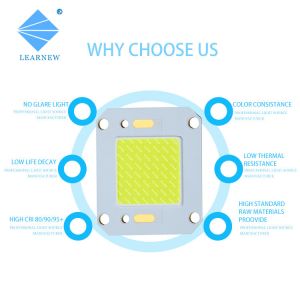 30000K 120w COB LED 120lm/W LED COB Chips Super Aluminum Substrate