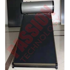 150L Flat Plate Pressurized Solar Water Heater , Solar Hot Water System White