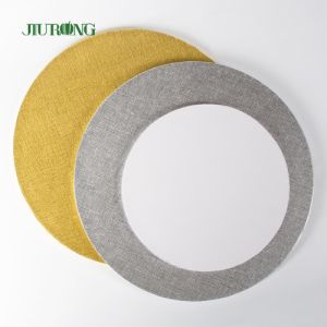 China Anti Dirty Sustainable Golden Disposable Cake Board Paper Plates on sale