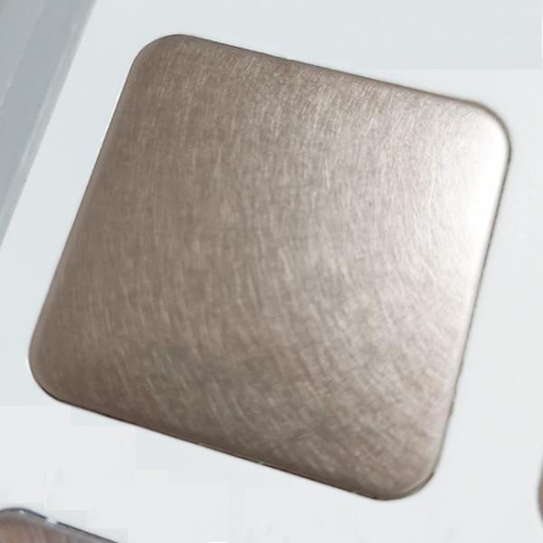 Quality Dark Brown Mirror Vibration Colored Stainless Steel Sheet For Desk Top JIS Standard wholesale