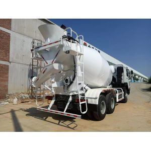 Used Howo 380 Concrete mixer truck original engine