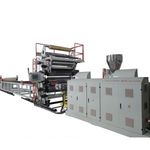 Single Plate Board Layers PVC Sheet Production Line with One Feed and Deep Screw