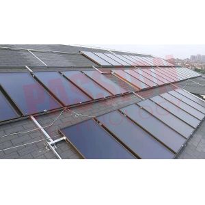 Cheap Flat Plate Solar Collector Solar Water Heater Super September Rock Wool Insulation for sale