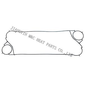 Energy Saving Heat Exchanger Gaskets GC54/GCD54/GCP54 Compact Structure