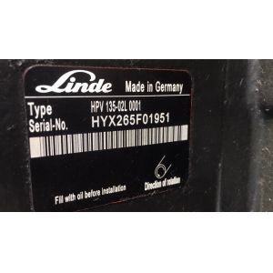 Linde HPV135-02L 0001+HPV135 Hydraulic Piston Pump/Main Pump