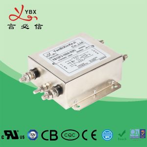 Three Phase Emi Filter Rated Current 1-50A Environmental Temperature 40°C