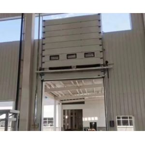 Insulated Sectional Overhead Doors Remote Electrical / Manual Control