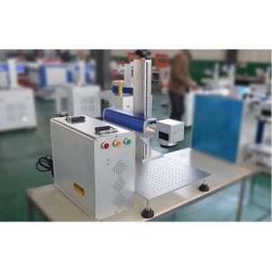 10w portable fiber laser marking machine medal metal jewelery engraving and