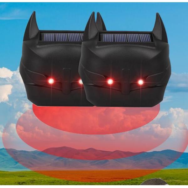 Red LED Lights Solar Animal Deterrent Keep Your Property Safe from Predators 480 Hours