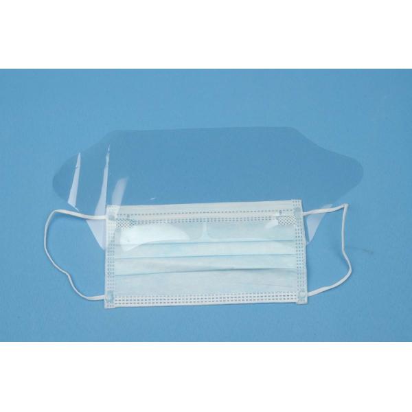 Quality 3 Ply Surgical Face Mask , Anti Fog Medical Face Shield Mask With Earloop / Tie On wholesale