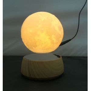new magnetic floating levitate bottom moon lamp night lighting