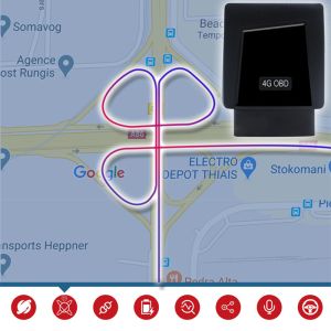 ISO15765 Software Manual Obd2 Gps Tracker With Microphone 35mA