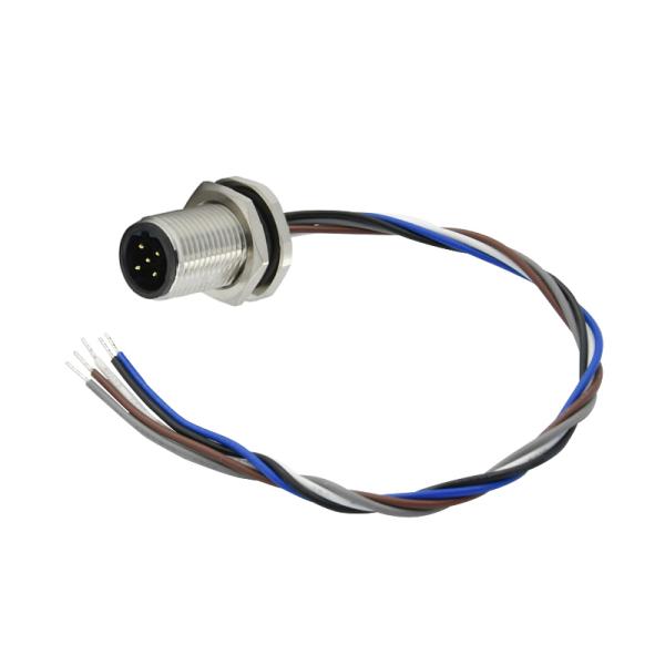 M12 IP67 IP68 Waterproof Connector Male Female 3-17 Pin Automotive