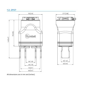2FG7 Parallel Gripper With 11KG Payload Used With Robotic Arm Of Cobot For Pick