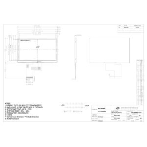 LED Backlight LCD 5 Inch Car Monitor 480x272 pixels 16.7M colors