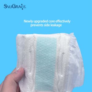 400-1500ml Absorbency SNUGRACE Negative Ion Blue Core Sanitary Pads for Women