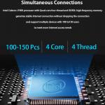 6 Gigabit Ethernet RJ45 J1900 Firewall Router Ubuntu Desktop Router With WiFi
