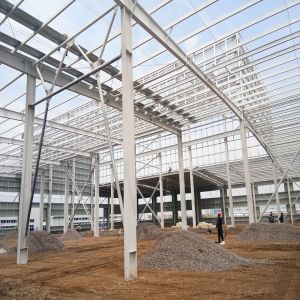 Prefabricated Steel Structure Warehouse Large Span Frame Building