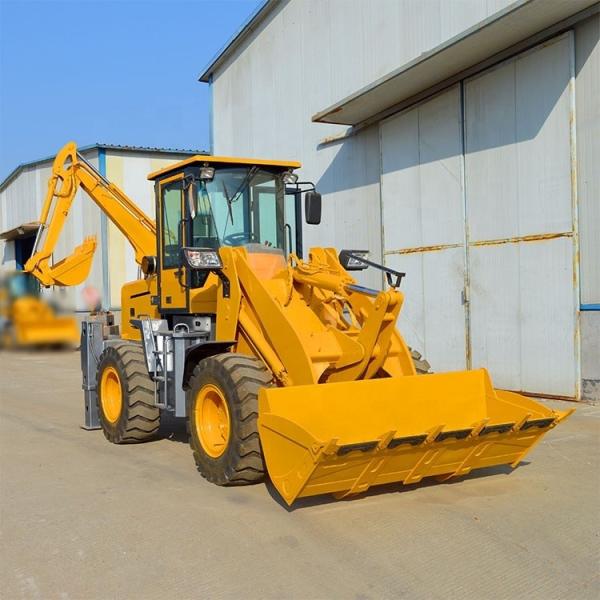 Quality Compact 4x4 Chinese Mini Backhoe Loader with BOXINHUASHENG Hydraulic Pump wholesale