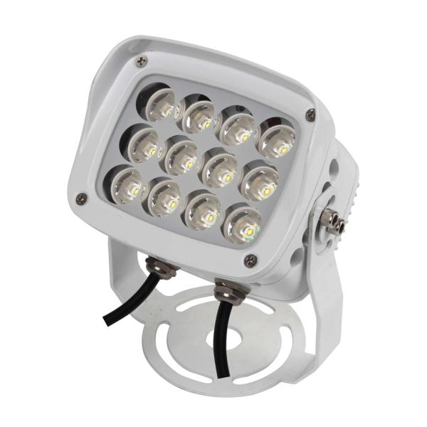 Waterproof Outdoor LED Flood Lights 12w White Jade Square Led Flood Light IP65 Aluminum