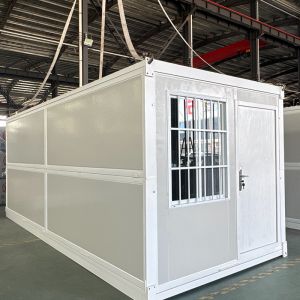 China Prefabricate Steel Sandwich Panel Foldable Container House Modern Luxury Movable M-Type Folding Home on sale