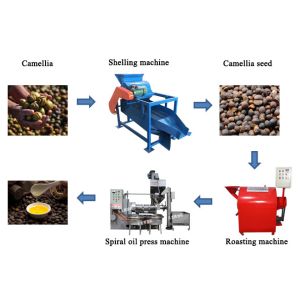 Camellia / Peanut Peeling Machine , Groundnut Peeling Machine 400kg / H