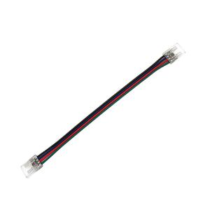 Cheap RGB LED Strip Connector With Cable 10mm PCB Width 4Pin for sale