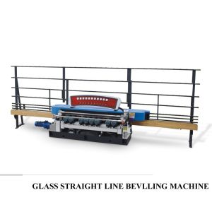 Automatic Straight Line Glass Beveller Edge Cutting Grinding Polish Machine