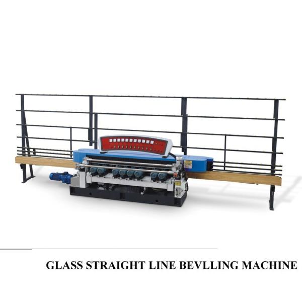 Automatic Straight Line Glass Beveller Edge Cutting Grinding Polish Machine