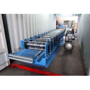 Shaft 75mm Boltless Roof Panel Forming Machine