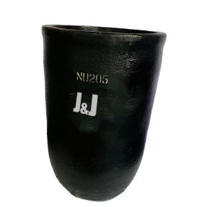 China Compact Conventional Silicon Carbide Graphite Crucible For Aluminum Melting on sale