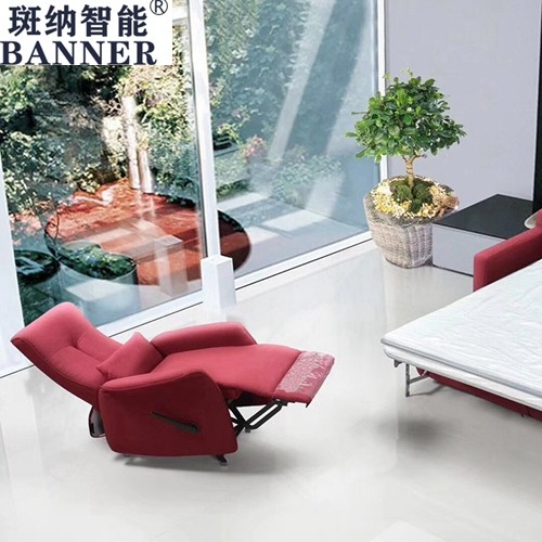 BN Italian-Style Capsule Sofa Single Sofa Electric Recliner Manual Function